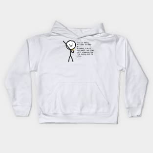 Henry the Artist Kids Hoodie